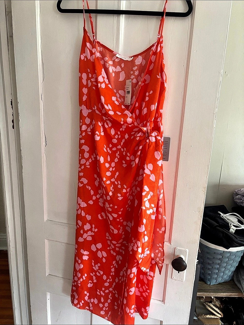 Lush Floral Wrap Maxi Dress. Size small. NWT